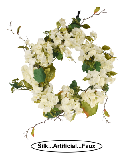 Silk Hydrangea Wreath